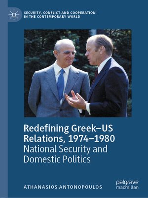 cover image of Redefining Greek–US Relations, 1974–1980